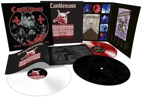 Candlemass: Tritonus Nights - 3LP Red, White & Black Etched Vinyl Boxset - VINYL LP