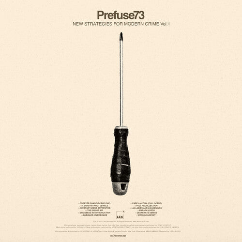 Prefuse 73: New Strategies for Modern Crime Vol. 1 - COMPACT DISCS