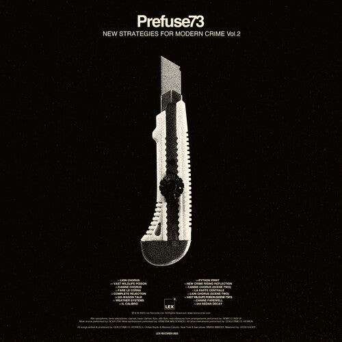 Prefuse 73: New Strategies for Modern Crime Vol. 1 & 2 - VINYL LP