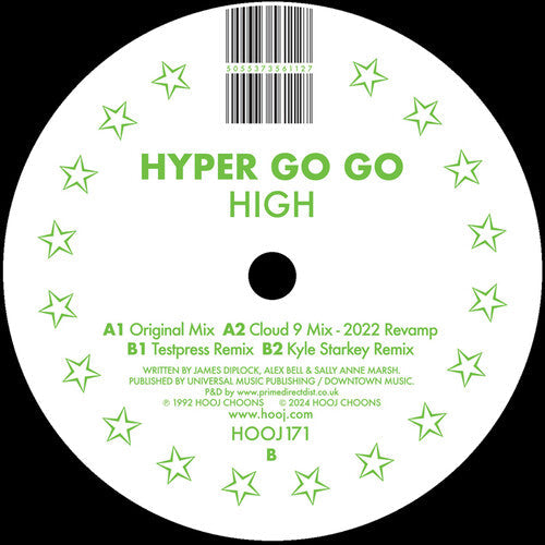 Hyper Go Go: High (Remixes) - 12-INCH SINGLE