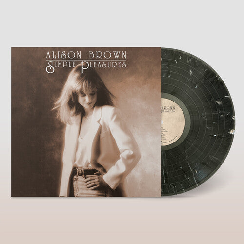 Alison Brown: Simple Pleasures (Remixed and Remastered) Black & White Swirl - VINYL LP