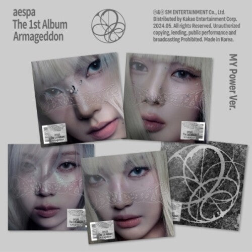 Aespa: Armageddon - My Power Version - Random Cover - incl. Photobook, Tattoo Sticker, Folded Poster, Postcard + Photocard - COMPACT DISCS
