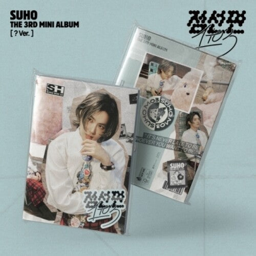 Suho: 1 To 3 - ? Version - inc. Photobook, 3 Stickers, Postcard, Folded Poster + Photocard - COMPACT DISCS