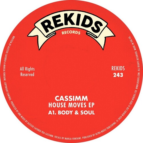Cassimm: House Moves - 12-INCH SINGLE