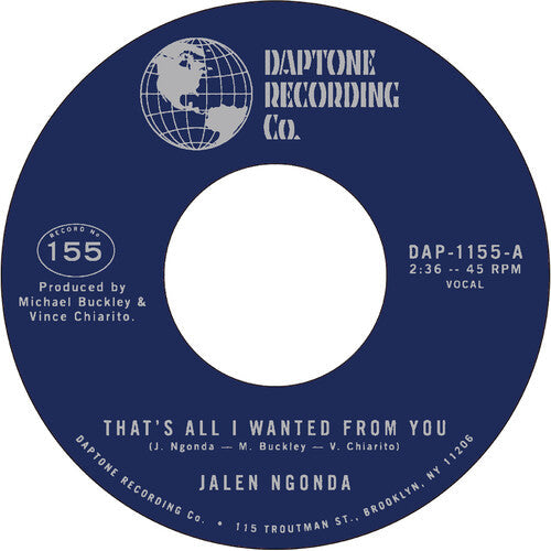 Jalen Ngonda: That's All I Wanted From You / So Glad I Found You - 7-INCH SINGLE