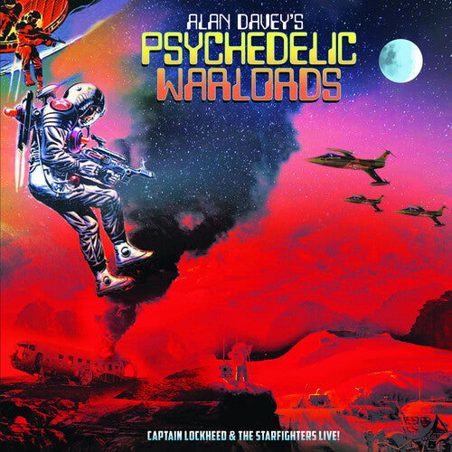 Alan Davey’s Psychedelic Warlords: Captain Lockheed and the Starfighters Live! - VINYL LP