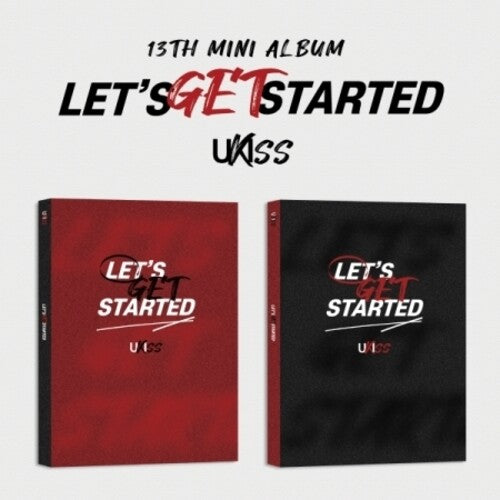 Ukiss: Let's Get Started - Random Card - incl. 84pg Photobook, 2 Photocards, Postcard, Polaroid + Folded poster - COMPACT DISCS