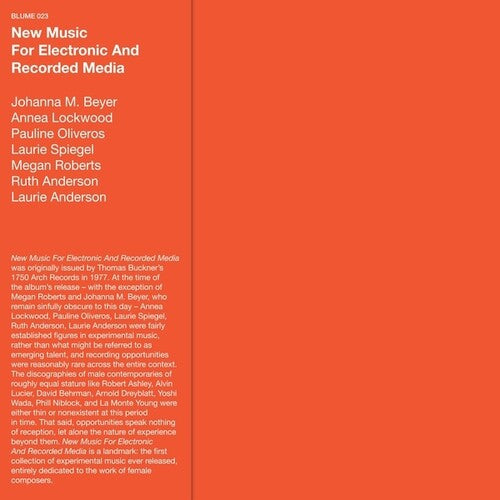 Various Artists: New Music For Electronic And Recorded Media - VINYL LP