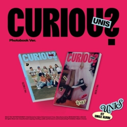 Unis: Curious - Photobook Version - incl. 84pg Photobook, Envelope, Sticker Set, Photocard, Special Photocard + Folded Poster - COMPACT DISCS