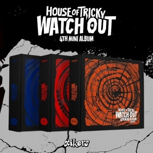 xikers: House Of Tricky : Watch Out - Random Cover - incl. 96pg Photobook, Folded Poster, Folded Case, 2 Postcards, Envelope, Moving Photo, 2 Photocards, Sticker Set + Path Magnetic - COMPACT DISCS
