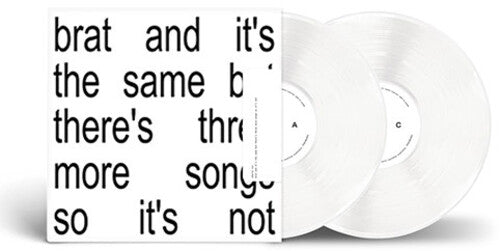 Charli XCX: Brat And It's The Same But There's Three More Songs So It's Not - VINYL LP