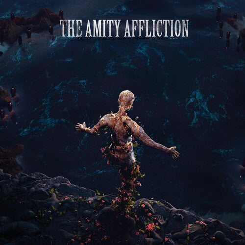 The Amity Affliction: Let The Ocean Take Me   (Sea Blue with Heavy White Splatter) - VINYL LP