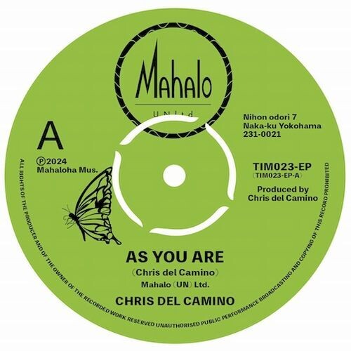 Chris Del Camino: As You Are / Butterfly Monarch - 7-INCH SINGLE