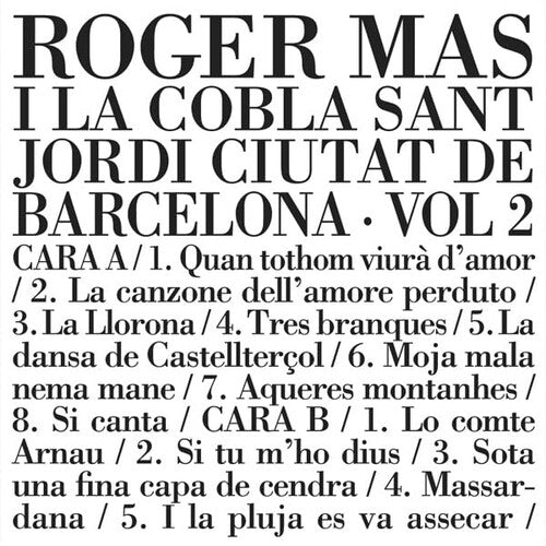 Roger Mas: I La Cobla De Sant Jordi Ciutat De Barcelona Vol 2 - VINYL LP