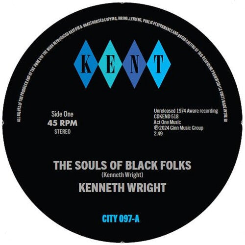 Wright, Kenneth / Miss Louistine: Souls Of Black Folks / Extra-Extra - 7-INCH SINGLE