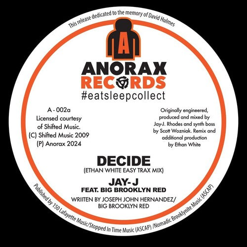 Jay-J: Decide (Ethan White Remixes) - 7-INCH SINGLE