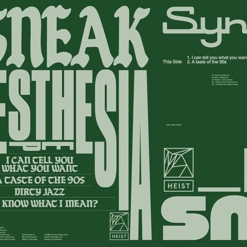 DJ Sneak: Synesthesia - 12-INCH SINGLE