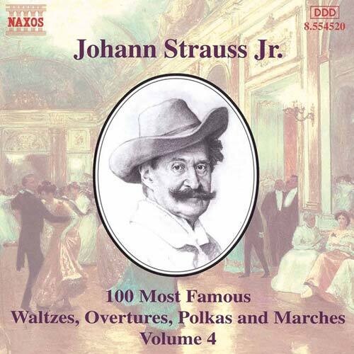 Strauss, J.Jr.: 100 Most Famous Waltzes/Ovt/Po - COMPACT DISCS