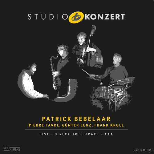 Patrick Bebelaar & Pierre Favre & Günter Lenz: Studio Konzert - VINYL LP