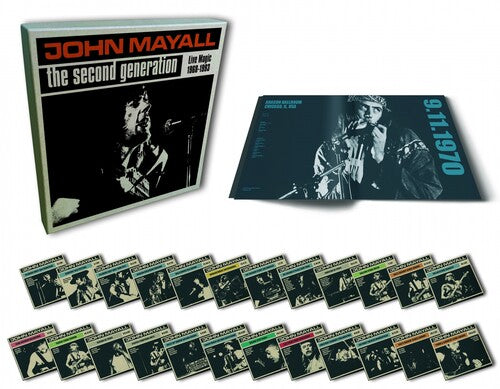 John Mayall: Second Generation: Live Magic 1968-1993 - 30CD Box Set with 120pg Hardbook Book - COMPACT DISCS