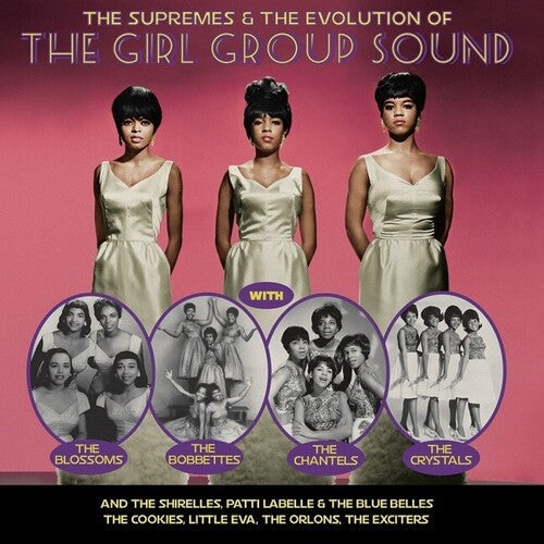 Supremes & the Evolution of the Girl Group Sound: Supremes & The Evolution Of The Girl Group Sound / Various - 140gm Pink & Black Marble Vinyl - VINYL LP