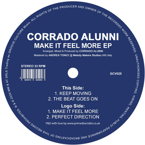 Corrado Alunni: Make It Feel More - 12-INCH SINGLE