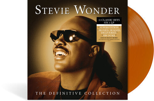 Stevie Wonder: Definitive Collection - Translucent Orange Colored Vinyl - VINYL LP