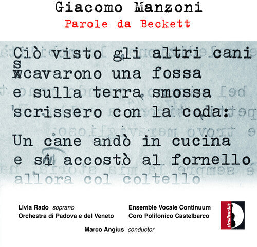 Orchestra di Padova e del Veneto: Parole Da Beckett - COMPACT DISCS