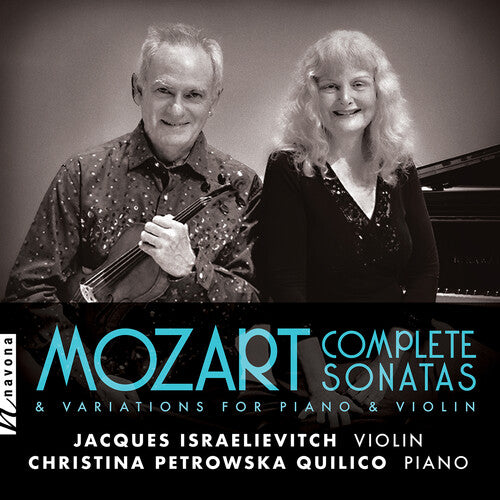 Jacques Israelievitch: Mozart: Complete Sonatas & Variations for Piano & Violin - COMPACT DISCS