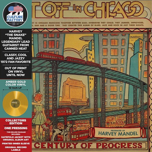 Harvey Mandel: Get Off in Chicago - Yellow/Gold - VINYL LP