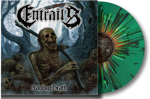 Entrails: Raging Death - Splatter Green Vinyl - VINYL LP
