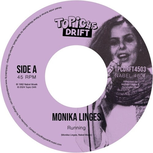 Monika Linges: Running/Till We Get There - 7-INCH SINGLE