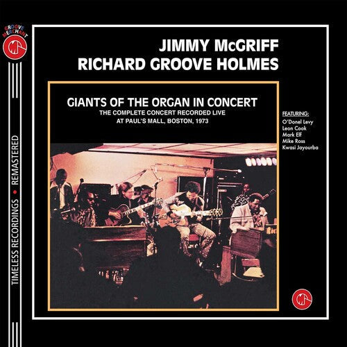 McGriff, Jimmy / Holmes, Richard Groove: Giants Of The Organ In Concert - 2 Orange & Pink Vinyl 160gm - VINYL LP