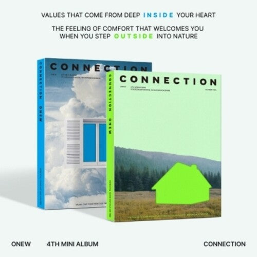 Onew: Connection - Photobook Version - Random Cover - incl. 104pg Photobook, Folded Poster, Special Card, Postcard, Photocard + CD Envelope - COMPACT DISCS