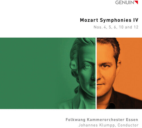 Folkwang Kammerorchester Essen: Mozart: Symphonies IV – Nos. 4, 5, 6, 10, & 12 - COMPACT DISCS