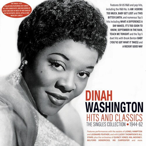 Dinah Washington: Hits And Classics: The Singles Collection 1944-62 - COMPACT DISCS