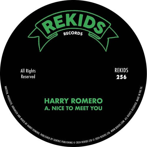 Harry Romero: Nice To Meet You - 12-INCH SINGLE