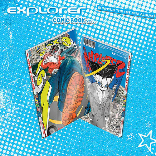 Eunhyuk: Explorer - Comic Book Version - incl. 88pg Booklet, Character Stand, 2 Postcards, Lenticular Card, 2 Photocards + Folded Poster - COMPACT DISCS