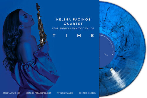 Melina Quartet Paxinos: Time - Ltd Blue Marble Vinyl - VINYL LP