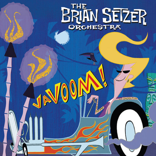 Brian Setzer Orchestra: Vavoom!               (Jacket-Caravan Yellow) - VINYL LP