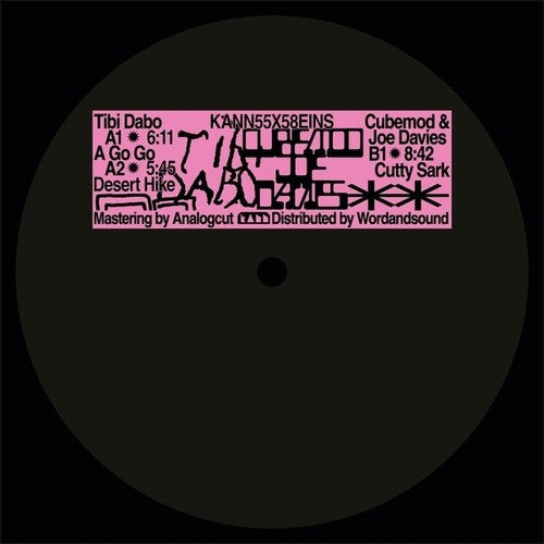 Dabo / Cubemod & Joe Davies, Tibi: KANN55X58EINS - 12-INCH SINGLE