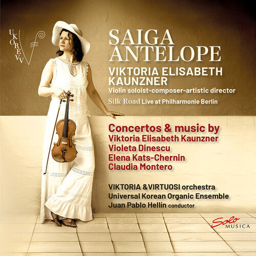 Viktoria & Virtuosi: Saiga Antelope - Concertos for violin & orchestra - COMPACT DISCS