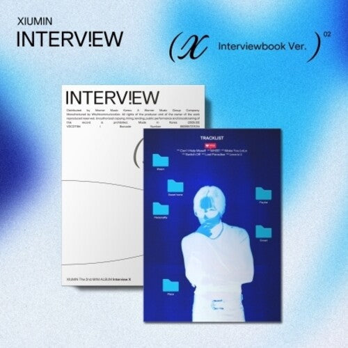 Xiumin: Interview X - Interviewbook Version - incl. 36pg Tabloid, Photocard, Sticker, MiniBook + Envelope - COMPACT DISCS