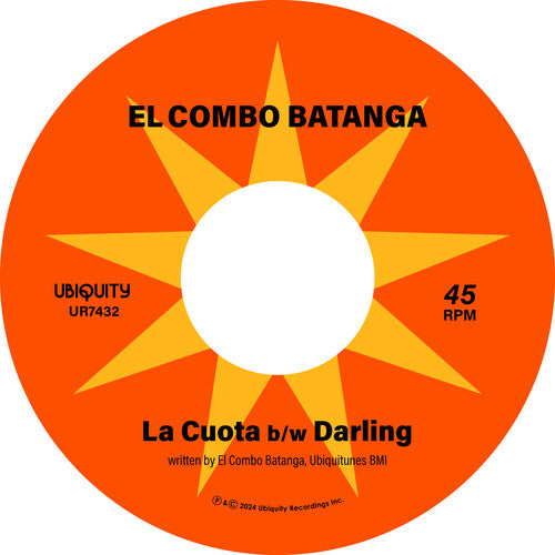 El Combo Batanga: La Cuota B/w Darling - 7-INCH SINGLE