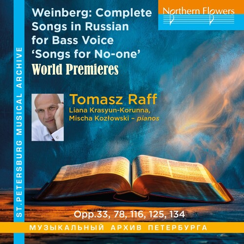 Tomasz Raff: Weinberg: Complete Songs in Russian for Bass Voice Songs for No-One - COMPACT DISCS