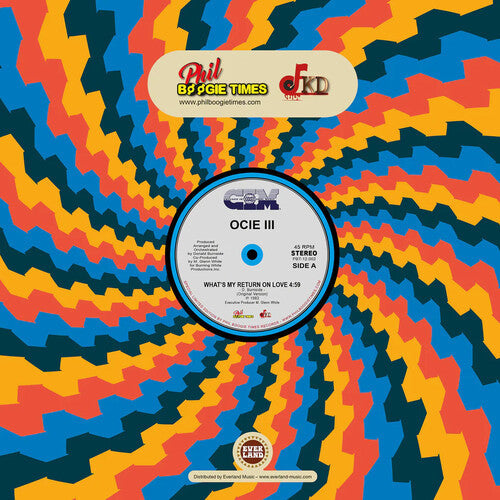 Ocie III: What's My Return On Love - 12-INCH SINGLE