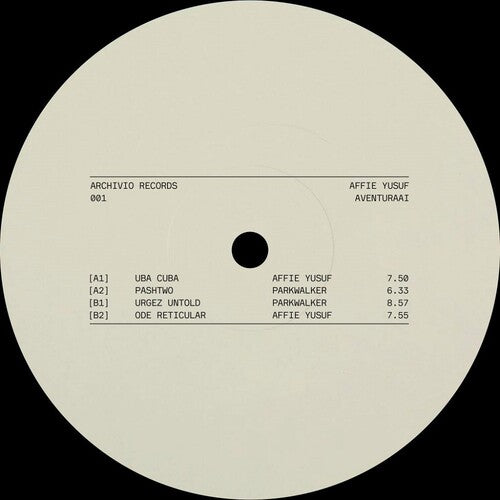 Affie Yusuf: Aventuraii - 12-INCH SINGLE