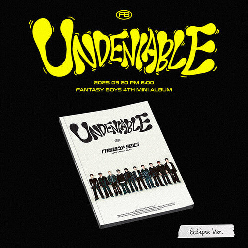 Fantasy Boys: Undeniable - Eclipse Version - incl. 50pg Photobook, 2 Photocards, Lenticular Photocard + Scratch Message Card - COMPACT DISCS