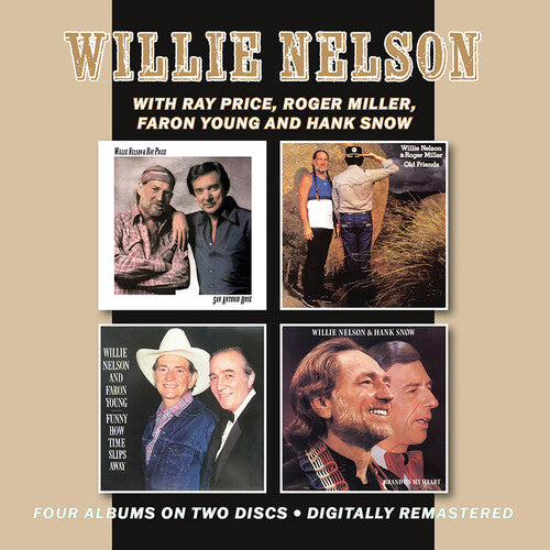 Willie Nelson: San Antonio Rose / Old Friends / Funny How Time Slips Away / Brand On My Heart - COMPACT DISCS