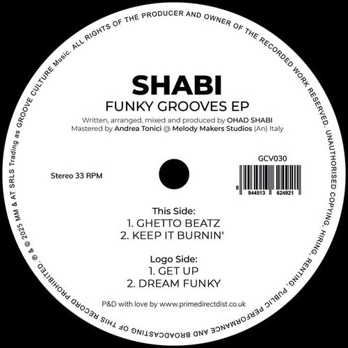 Shabi: Funky Grooves EP - 12-INCH SINGLE